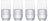 Zwiesel Glas Water glasses Pure 357 ml - 4 pieces