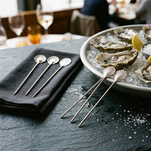 Crafts La Marée Seafood Forks Silver - 6 pieces