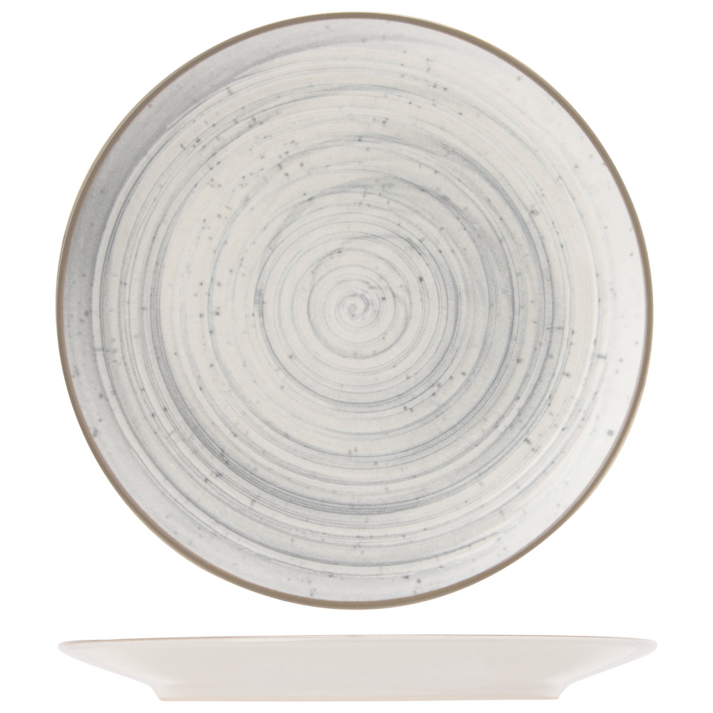 Cosy & Trendy Dinner Plates Sintra Dusty Blue ø 26 cm - 4 Pieces