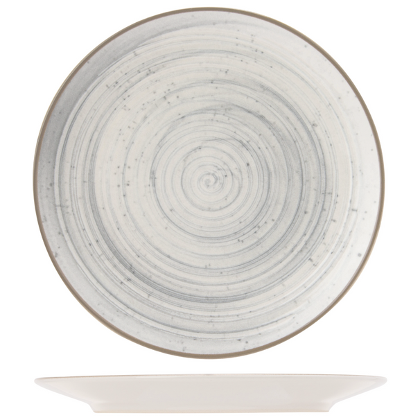 Cosy & Trendy Platos para cena Sintra Azul Polvoriento ø 26 cm - 4 piezas