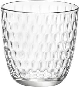 Bormioli Rocco Colored Water Glasses - Glass Set Slot - 18 pieces
