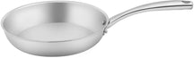 Sola Frying pan Green Cooking Silver Ø 24 cm – suitable for all heat sources – without non-stick coating 