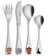 Sola Children's Cutlery Jungle Animals - 18/10 Stainless Steel - 4-piece