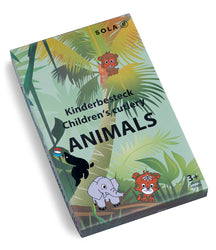 Sola Children's Cutlery Jungle Animals - 18/10 Stainless Steel - 4-piece