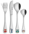 Sola Children's Cutlery Forest Animals - 18/10 Stainless Steel - 4-piece