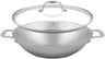 Sola wok pan with lid Green Cooking Ø 32 cm – without non-stick coating – suitable for all heat sources
