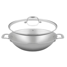 Sola wok pan with lid Green Cooking Ø 32 cm – without non-stick coating – suitable for all heat sources