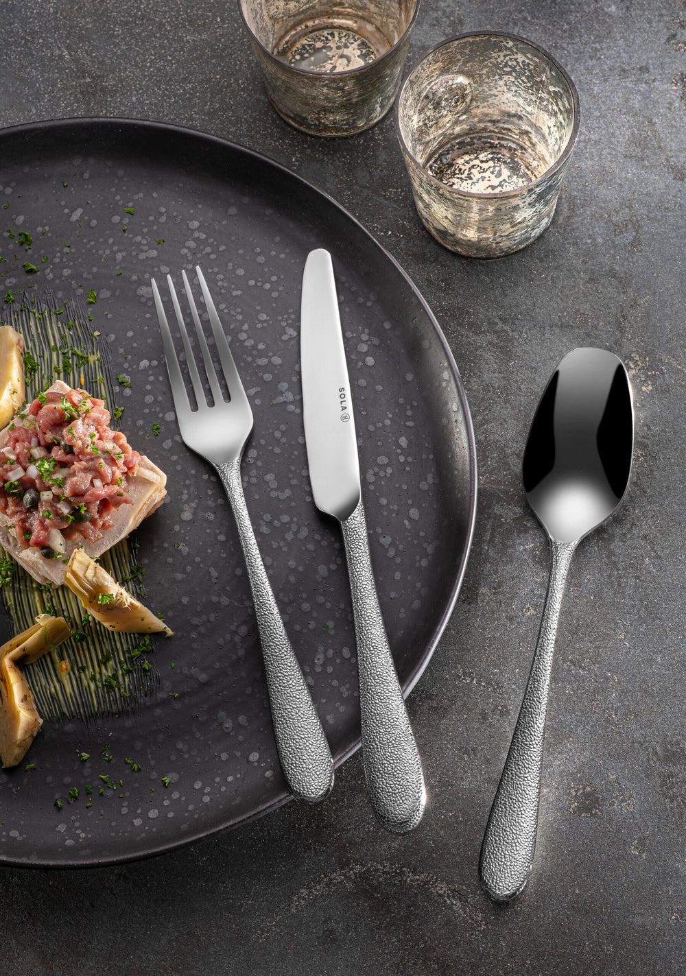 Sola Cutlery Set Phoenix - 18/10 Stainless Steel - 24 pieces / 6 people