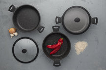 Sola sauté pan with lid Fair Cooking Ø 28 cm – standard non-stick coating