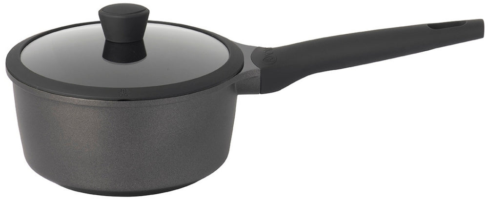 Sola Saucepan with Lid Ceramic Deluxe - Ceramic Non-Stick Coating - ø 18 cm / 1.5 liters - Suitable for All Heat Sources