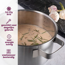 Sola Cooking pot with lid Ruby - ø 24 cm / 5.5 Liter