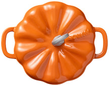 Sola Olla de Cocción Calabaza Naranja - Hierro Fundido - ø 24 cm / 2,8 Litros - revestimiento antiadherente esmaltado