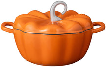 Sola Olla de Cocción Calabaza Naranja - Hierro Fundido - ø 24 cm / 2,8 Litros - revestimiento antiadherente esmaltado