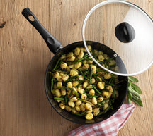 Sola Cookware Set Stonehenge 2-Piece - Frying Pan ø 28 cm and Sauté Pan with Lid ø 28 cm - ceramic non-stick coating