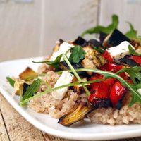 Una deliciosa comida vegetariana