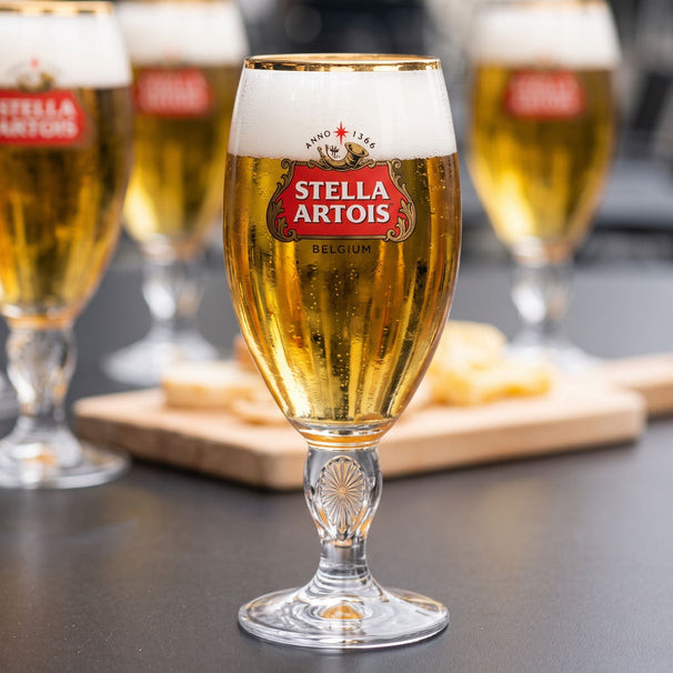Stella Artois vasos de cerveza - Cáliz - 330 ml - 2 piezas