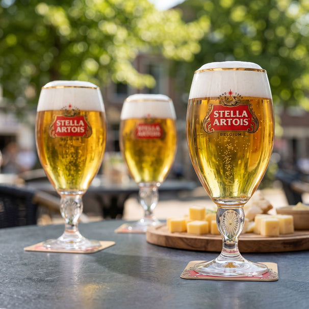 Stella Artois Copas de Cerveza - Cáliz - 500 ml - 4 unidades