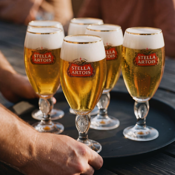 Stella Artois vasos de cerveza - Cáliz - 250 ml - 6 piezas