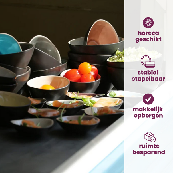 Cosy & Trendy Dipping bowls Streetfood 9 x 7 cm / 100 ml - 10 Pieces