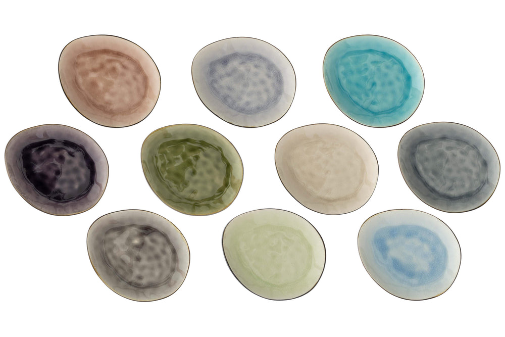 Cosy & Trendy breakfast plates / Dessert Plates Streetfood 19.5 x 16 cm - 10 Pieces