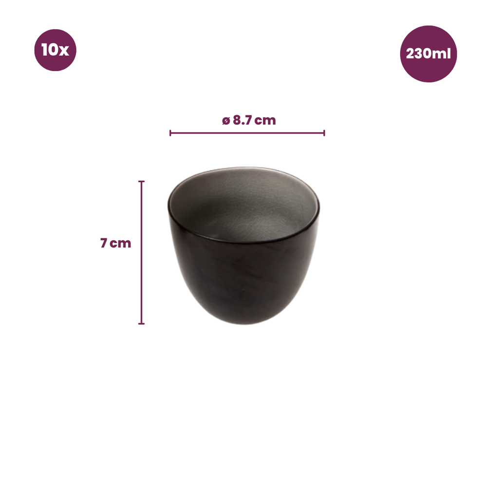 Cosy & Trendy coffee cups Streetfood 230 ml - 10 pieces