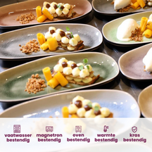 Cosy & Trendy Tapas plates Streetfood 22.5 x 10 cm - 10 Pieces