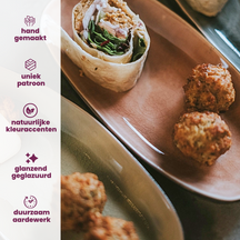 Cosy & Trendy Tapas plates Streetfood 22.5 x 10 cm - 10 Pieces