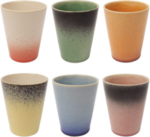 Tazas de capuchino Studio Tavola - Tazas de café - Fire - 310 ml - 6 piezas