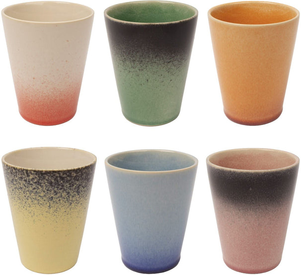 Tazas de capuchino Studio Tavola - Tazas de café - Fire - 310 ml - 6 piezas