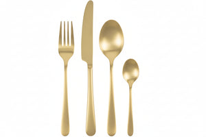 Juego de cubiertos Studio Tavola - Moderno - Champagne - 16 piezas / 4 personas