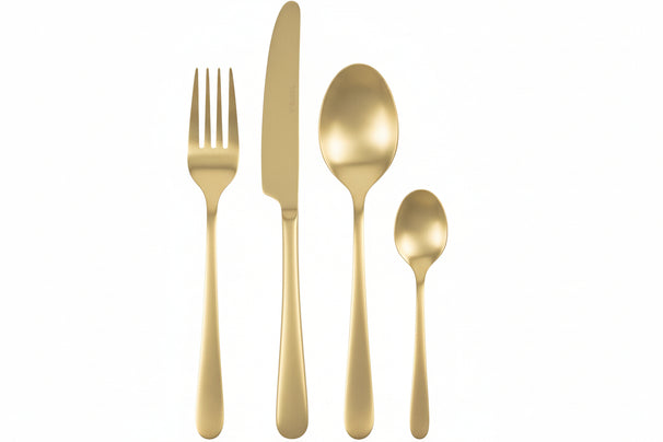 Juego de cubiertos Studio Tavola - Moderno - Champagne - 16 piezas / 4 personas