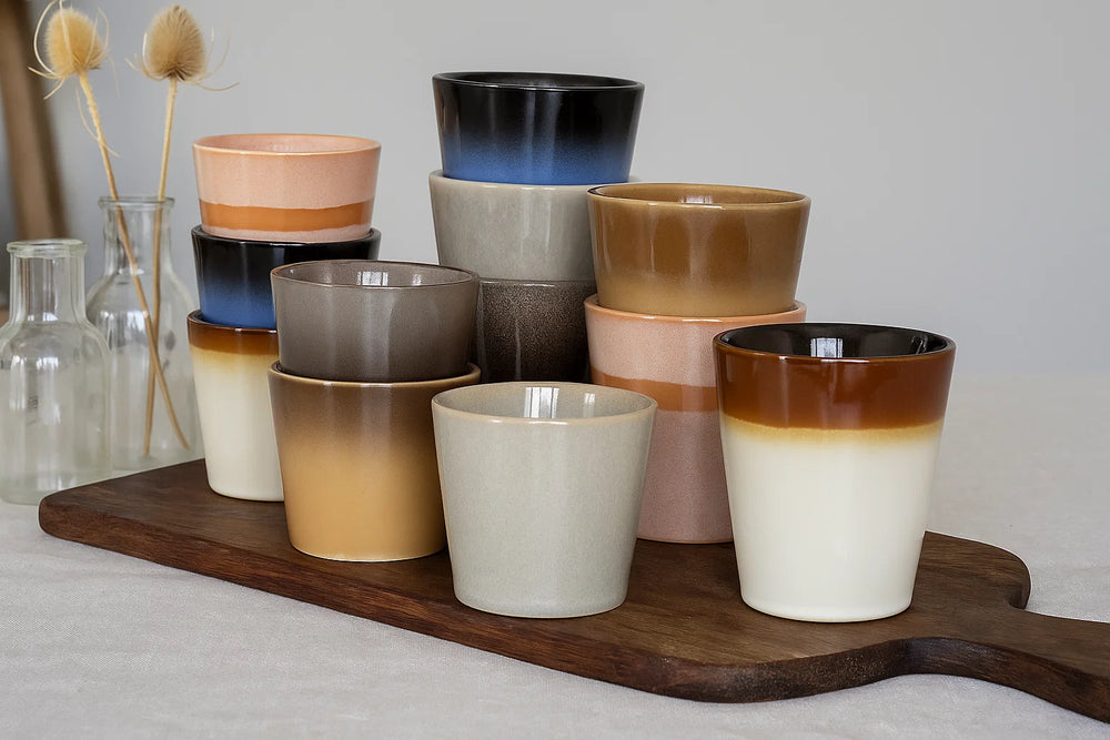 Studio Tavola Coffee Set - Coffee Cups & Mugs - Earth - 12 pieces