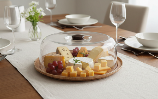 BonBistro Campana para tartas / Campana / Campana para quesos / Campana para buffet - ø 30.5 cm