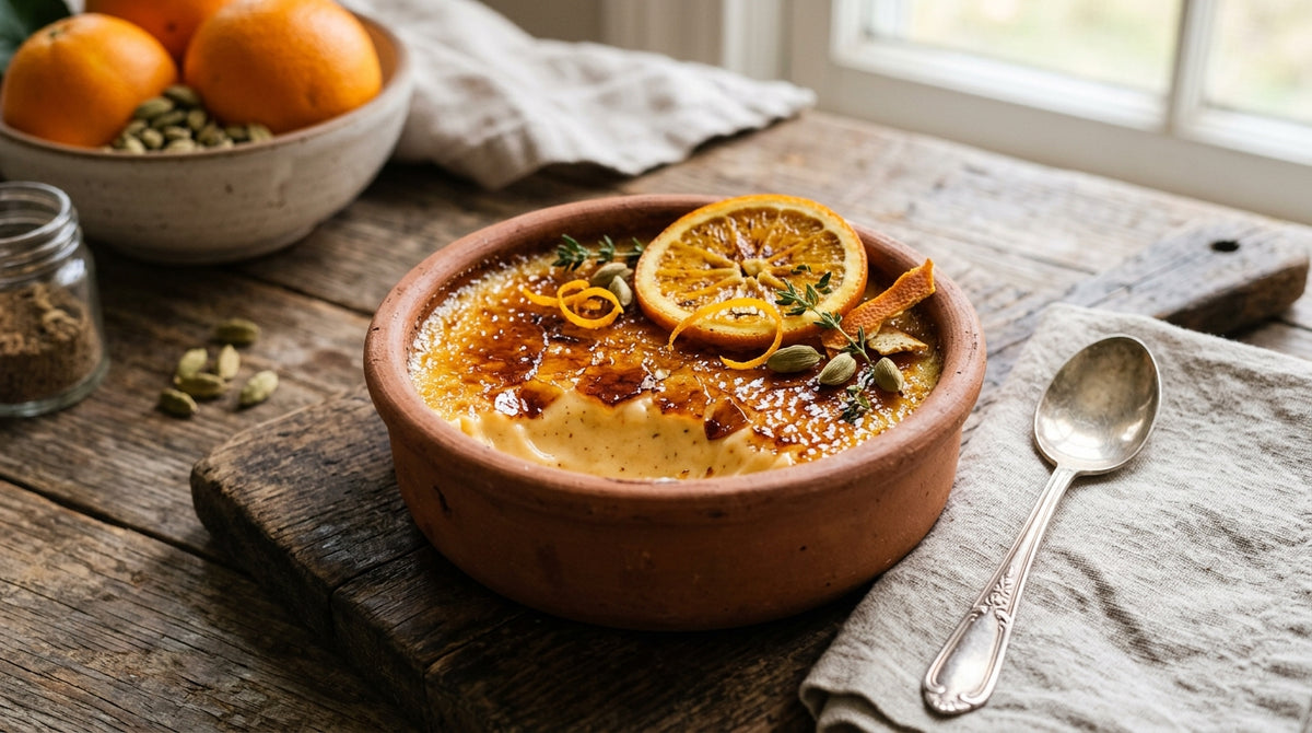 A classic dessert with a warm, earthy twist