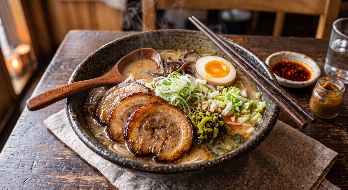 Rich, creamy broth with depth and umami in every sip