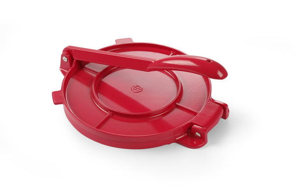 Hendi Prensa para tortillas - Rojo - ø 20 cm