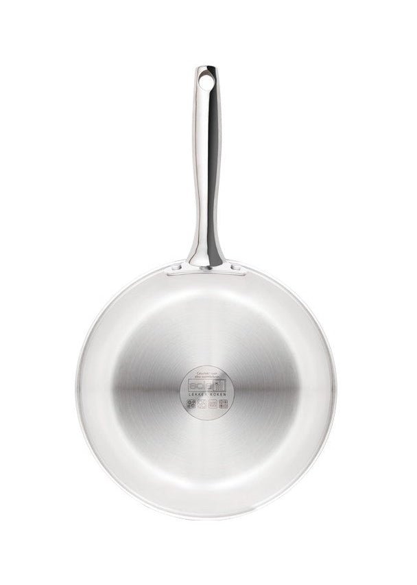Sola Frying pan Green Cooking Silver Ø 20 cm – suitable for all heat sources – without non-stick coating 