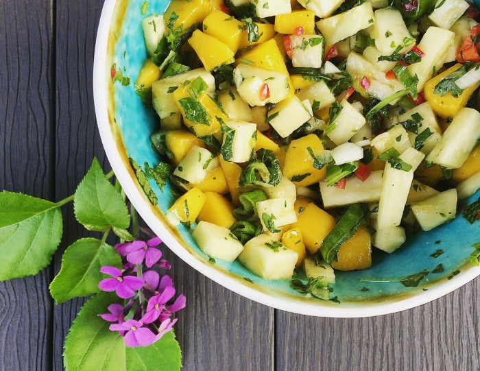 Fresh and fruity salsa perfect for summer BBQ evenings