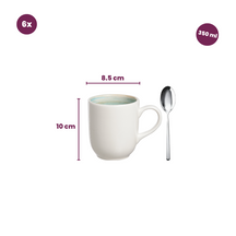 Cosy & Trendy Mugs Turbolino Blue - 350 ml - 6 pieces