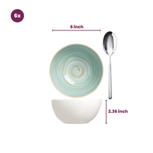 Cosy & Trendy Soup Bowls Turbolino Blue ø 15 cm - 500 ml - 6 pieces