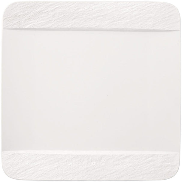 Villeroy & Boch Plato de cena Manufacture Rock - Blanco - 28 x 28 cm