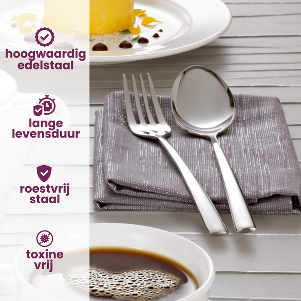 Juego de cubiertos Villeroy & Boch Piemont - Acero inoxidable 18/10 - 16 piezas / 4 personas