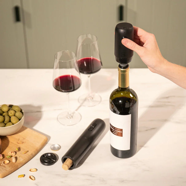 Conservador de vino eléctrico Vacu Vin con bomba de vacío + 2 tapones