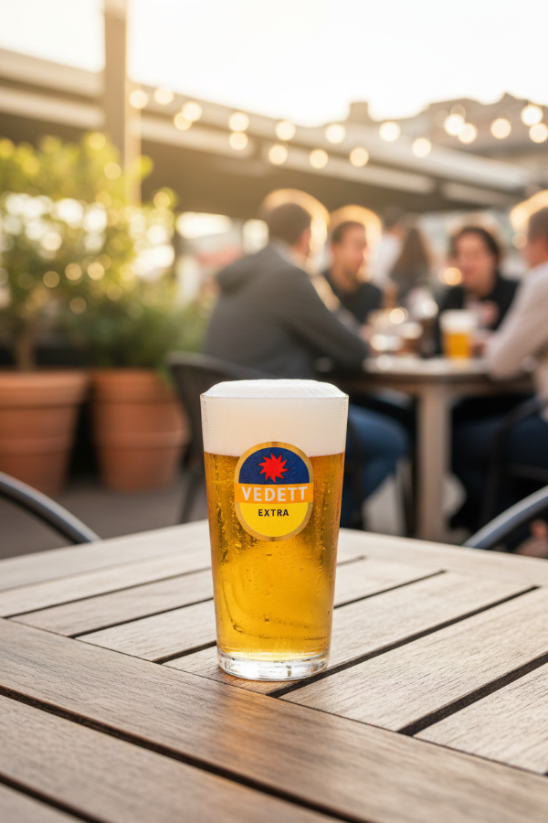 Vasos de cerveza Vedett Extra - 330 ml - 6 piezas