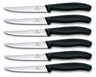 Victorinox Steak Knives Serrated Swiss Classic Black - 6 pieces