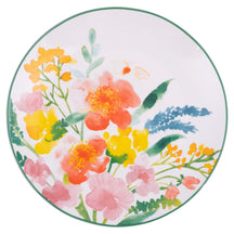 Villa d'Este Home Dinnerware Set Flora Porcelain 18-piece / 6 persons - 6 dinner plates, 6 breakfast plates and 6 deep plates