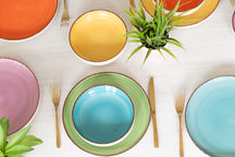 Villa d'Este Home Dinnerware Set Baita Modern Classic 18-piece / 6 persons - 6 dinner plates, 6 breakfast plates and 6 deep plates