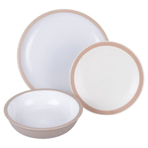 Villa d'Este Home Dinnerware Set Bistrot White 18-piece / 6 persons - 6 dinner plates, 6 breakfast plates and 6 deep plates
