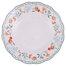 Villa d'Este Home Dinnerware Set Cherry Flowers 18-piece / 6 persons - 6 dinner plates, 6 breakfast plates and 6 deep plates