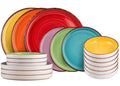 Villa d'Este Home Dinnerware Set Baita Modern Classic 18-piece / 6 persons - 6 dinner plates, 6 breakfast plates and 6 deep plates